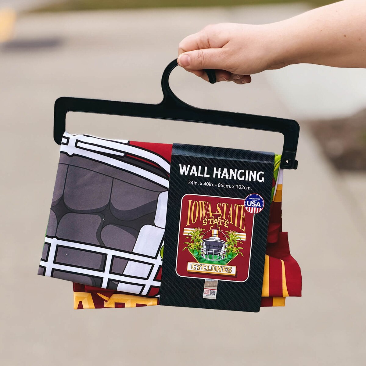 I-State Helmet Corn Wall Hanging